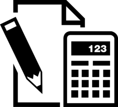 Paper Pencil And Calculator Sketch Svg Vector, Free Vectors File